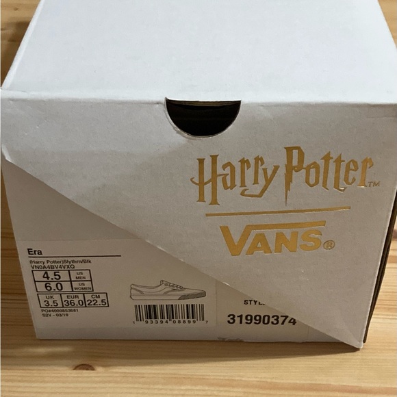 Vans x Harry Potter Slytherin Snake Print Sneakers Women’s 6 Men’s 4.5 - Picture 6 of 8